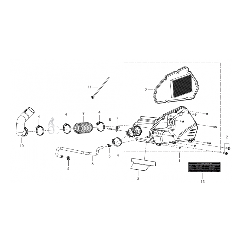 Boitier Filtre à Air