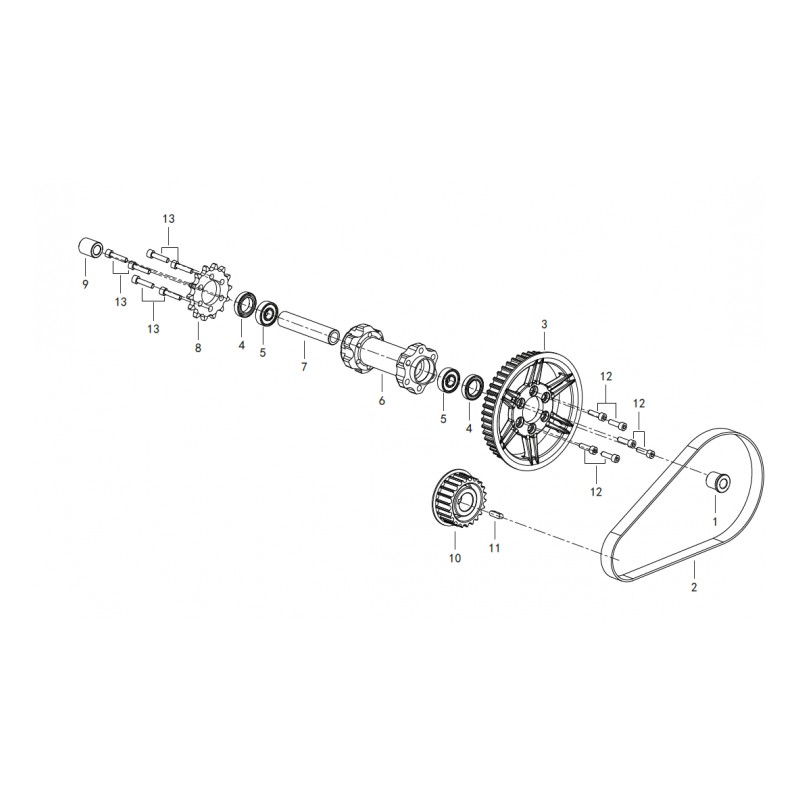 Arbre Reducteur / Courroie