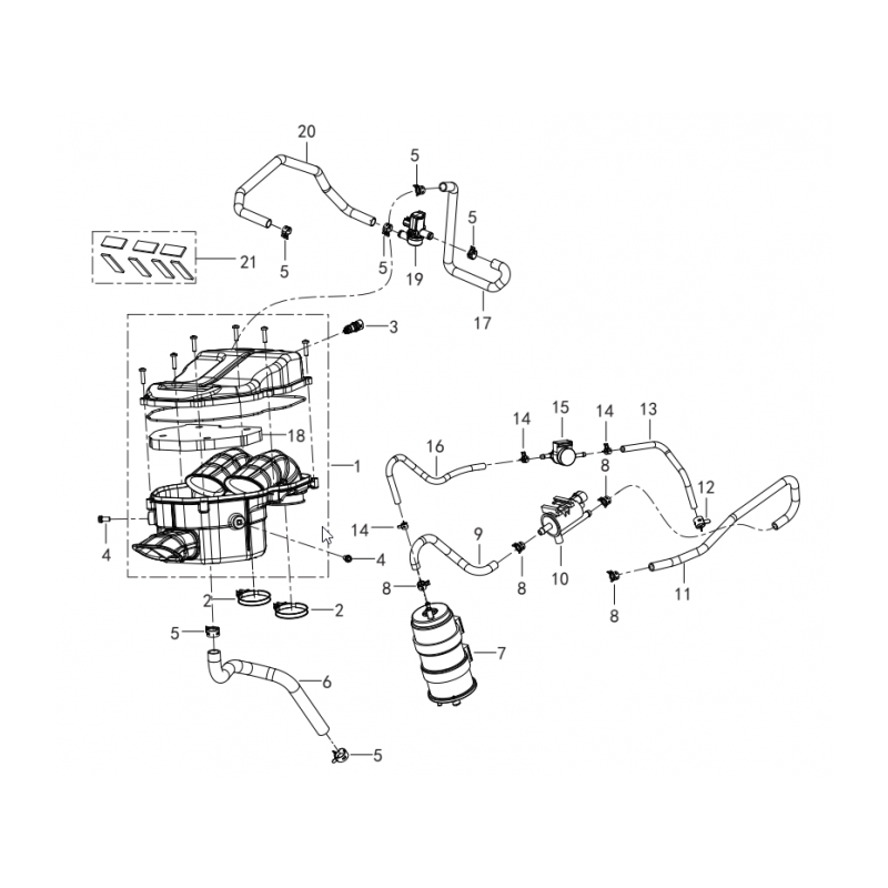 Boitier Filtre à Air