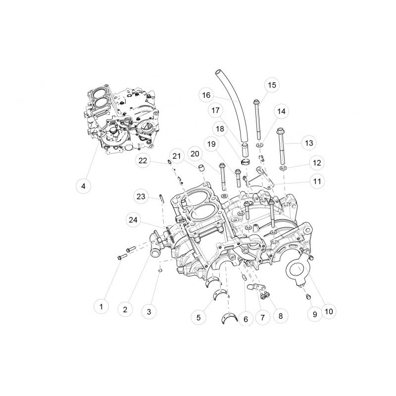 Carter Moteur Supérieur