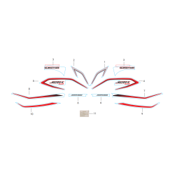 Sticker Modèle Rouge