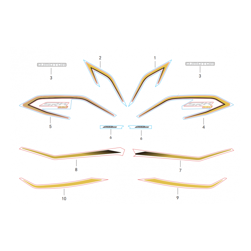 Sticker Modèle Noir