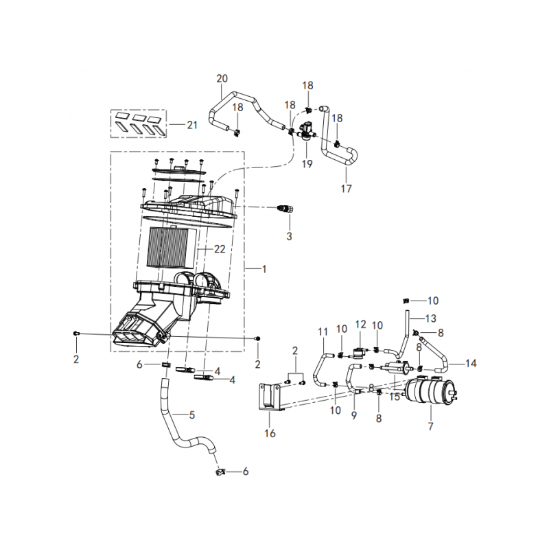 Boitier Filtre à Air