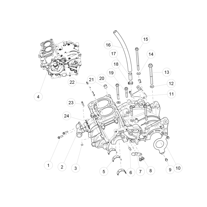 Carter Moteur Supérieur