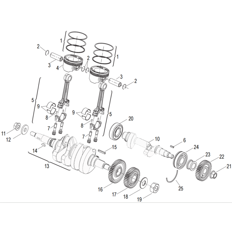 Vilebrequin / Pistons