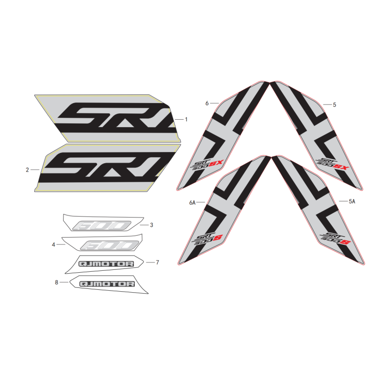 Sticker Modèle Noir