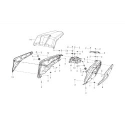 Coque Arrière / Selle Passager