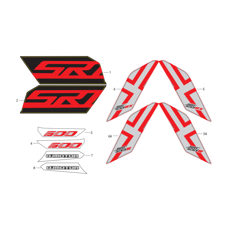 Sticker Modèle Rouge