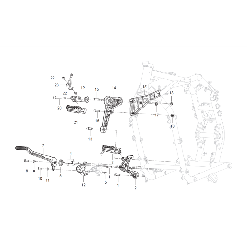 Ensemble Repose Pied Droit