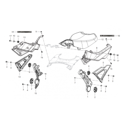 Selle Pilote / Cache Latéraux