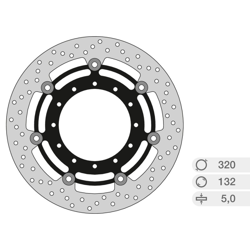 DESTOCKAGE Disque de Frein AV FE Brake FEFL33501 Yamaha (voir liste) DESTOCKAGE Disque de Frein AV FE Brake FEFL33501 Yamaha (voir liste)