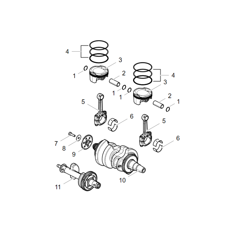 Vilebrequin / Pistons