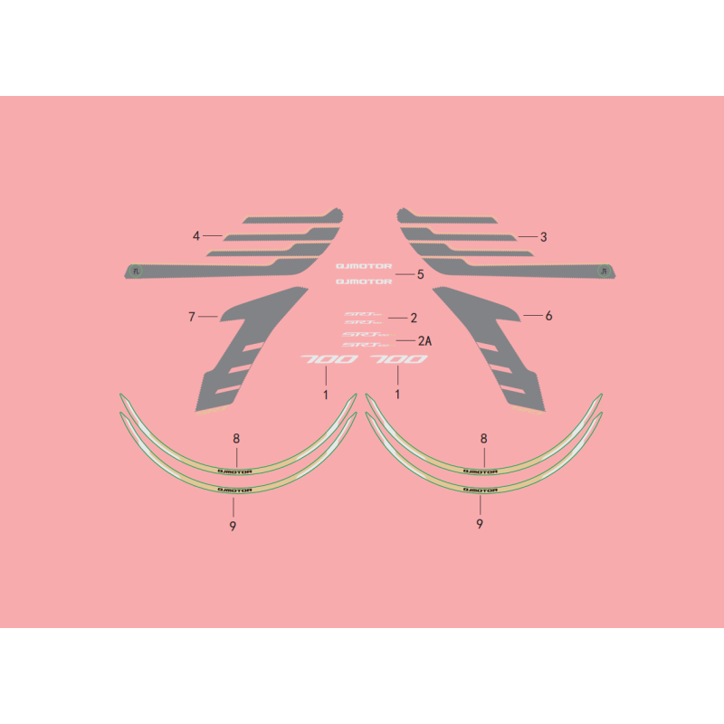 Sticker Modèle Noir