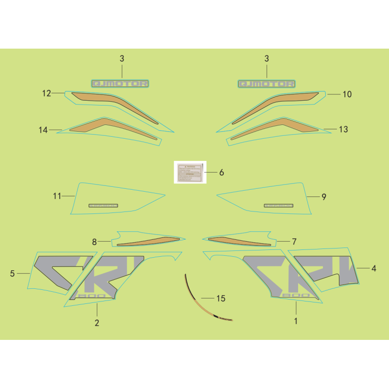 Sticker Version Bleu