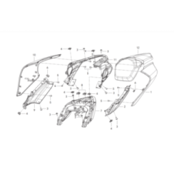 Coque Arrière / Selle Passager