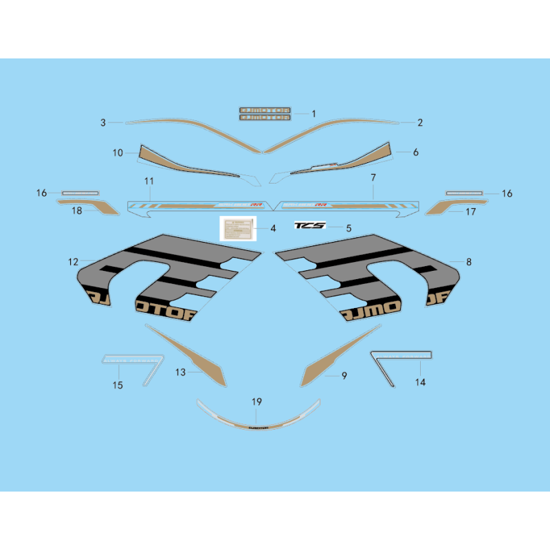 Sticker Modèle Noir