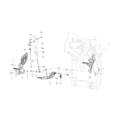 Reposes Pieds Droit / Pédale de Frein