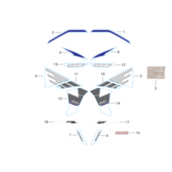 Sticker Version Bleu/Gris