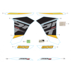 Sticker Version Noir/Jaune