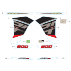 Sticker Version Gris/Rouge