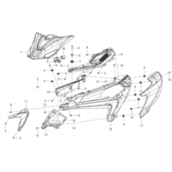 Carénage Avant Gauche / Clignotant