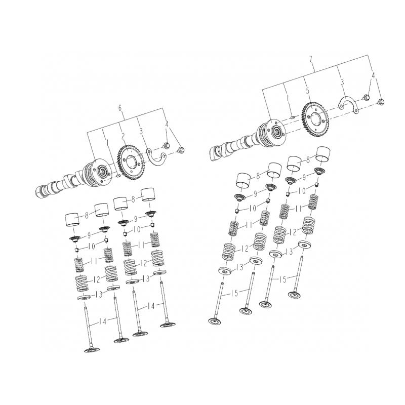Arbre à Came / Soupapes