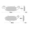 DESTOCKAGE Kit de Frein AV FE Brakes Suzuki (Voir liste)