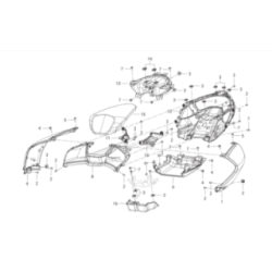 Coque Arrière / Selle Passager