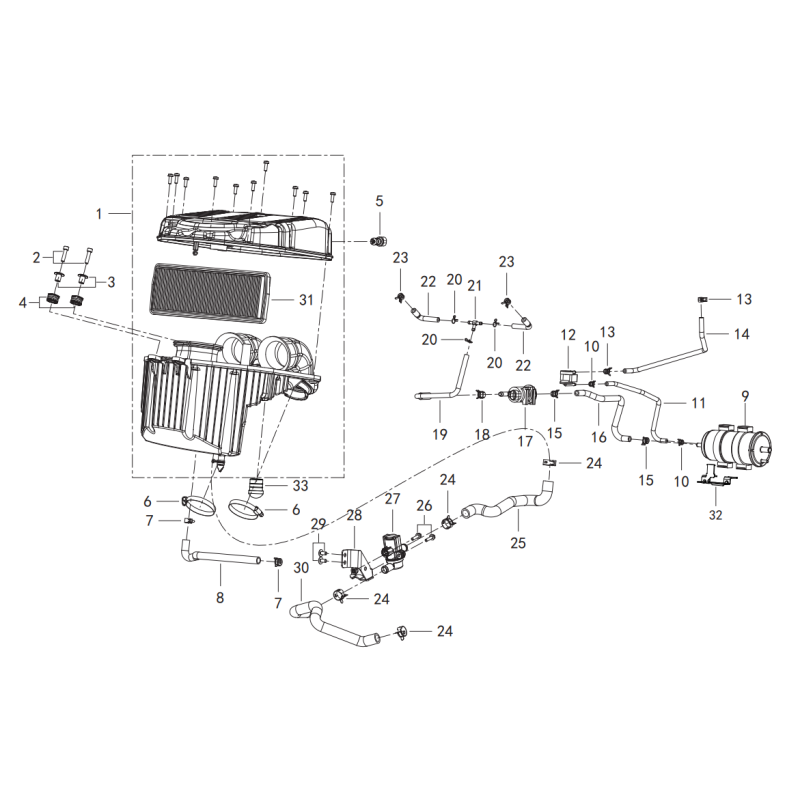 Boitier Filtre à Air