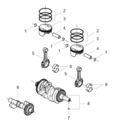 Vilebrequin / Pistons