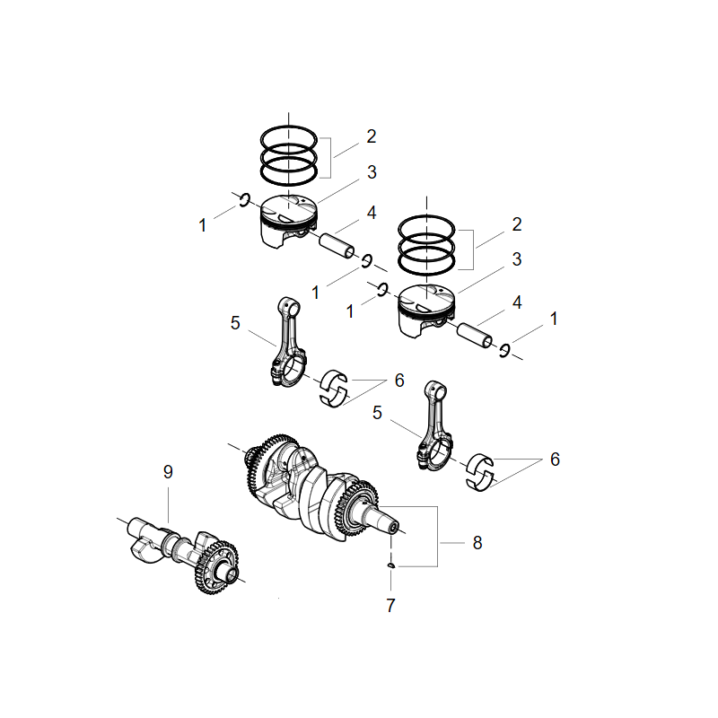 Vilebrequin / Pistons