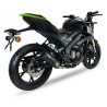 Silencieux Ixil Race Xtrem Black pour QJMOTOR SRK 125 R/SRK 125 S l BS2 Moto