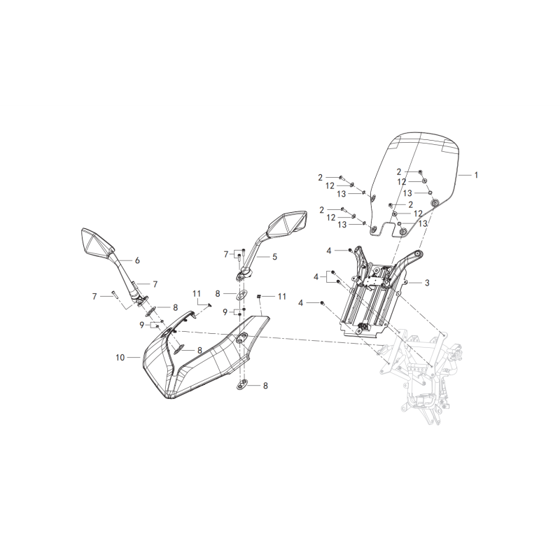 Pare Brise / Rétroviseur