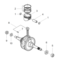 Vilebrequin / Piston