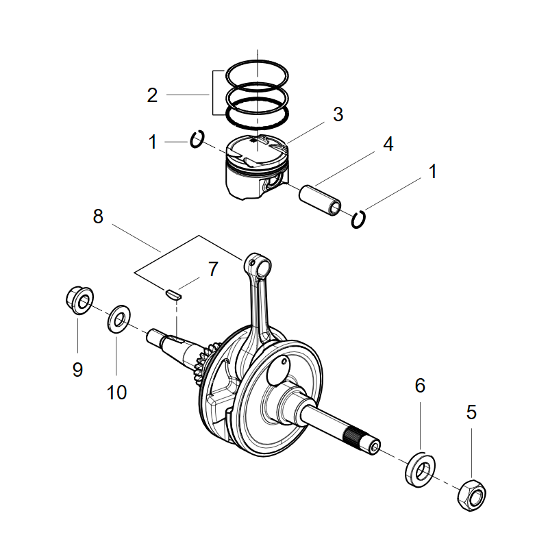 Vilebrequin / Piston
