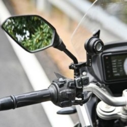 Support smartphone Outplorer rétro/tige – montage miroir moto (QM04)