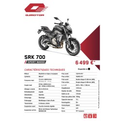 QJMOTOR SRK 700 : Le Roadster équilibre et performance | BS2 Moto