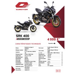 QJMOTOR SRK 400 : Le Roadster A2 agile et stylé | BS2 Moto