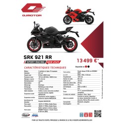QJMOTOR SRK 921 RR 2025 | L'Hypersport 129ch à prix cassé – BS2 Moto