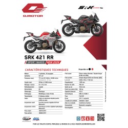 QJMOTOR SRK 421 RR 2025 | La Sportive 4 Cylindres A2 – BS2 Moto