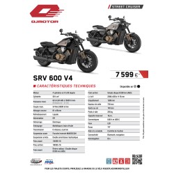 QJMOTOR SRV 600 v4 : Le Cruiser V4 Révolutionnaire | BS2 Moto