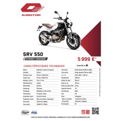 QJMOTOR SRV 550 : Le Cruiser Néo-Rétro A2 Chic | BS2 Moto