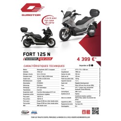 QJMOTOR FORT 125 : Le Scooter GT Premium et Connecté | BS2 Moto
