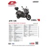 QJMOTOR ATR 125 : Le Scooter Urbain au Design Néo-Moderne | BS2 Moto