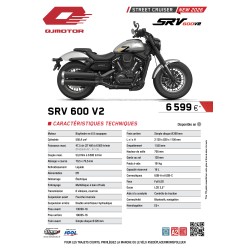 QJMOTOR SRV 600 V2 2026 : Le Cruiser A2 Classique | BS2 Moto