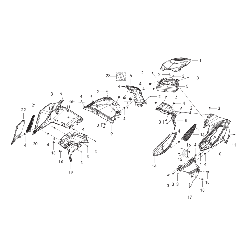 Carenage de Réservoir