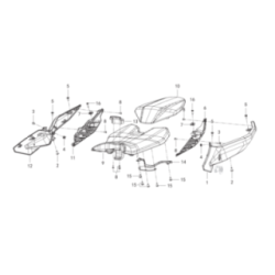 Coque Arrière / Selles