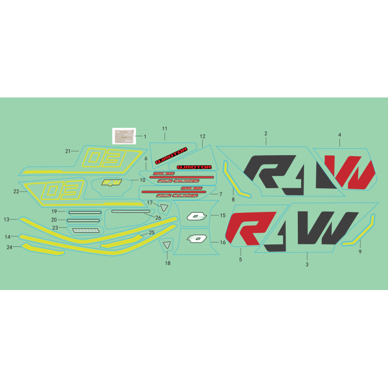 Sticker Version Rouge