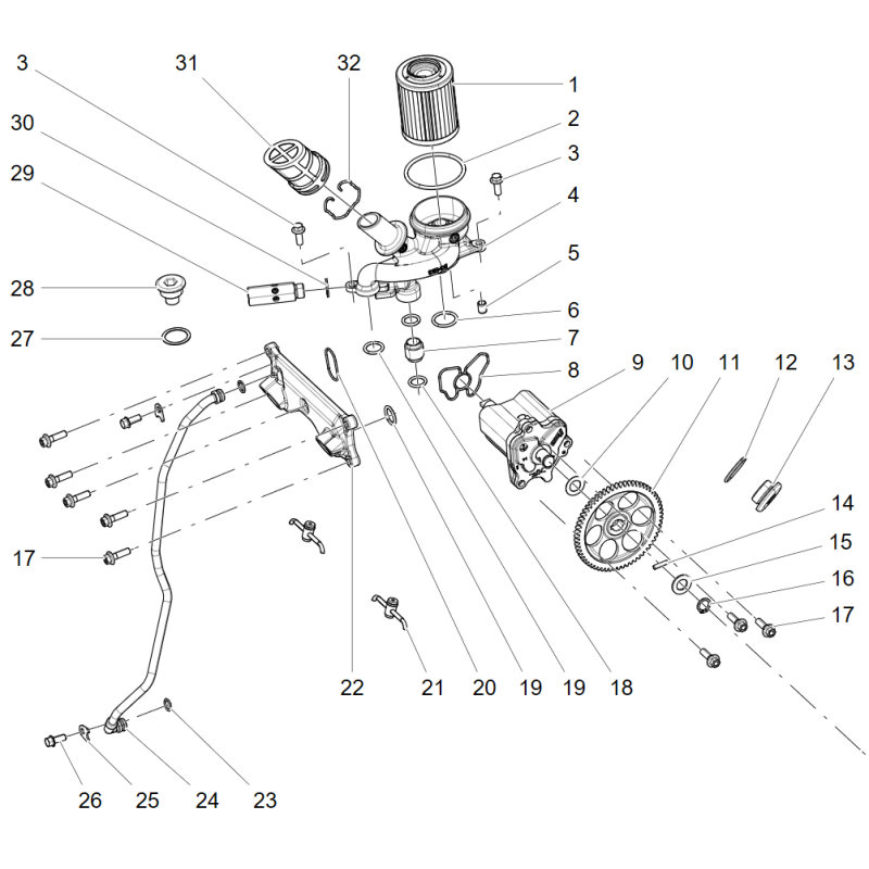 Pompe à Huile / Filtre à Huile