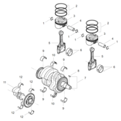 Vilbrequin / Pistons